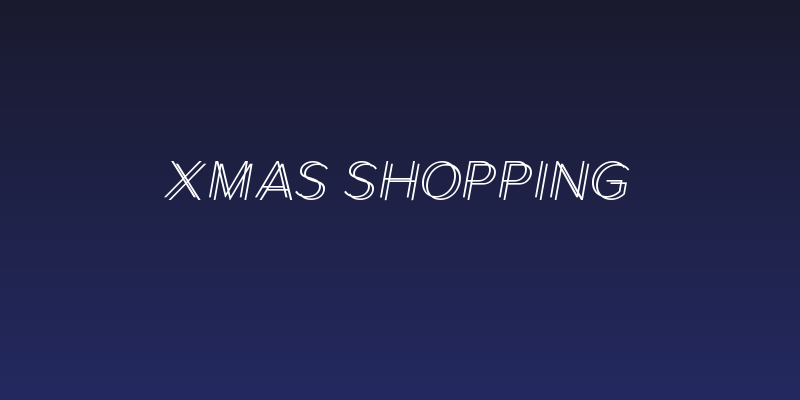 Xmas Shopping Social Header