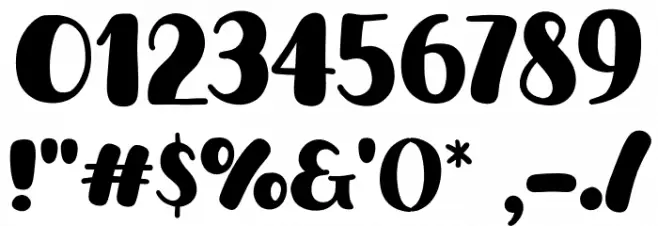 Xmas Show Font OTHER CHARS