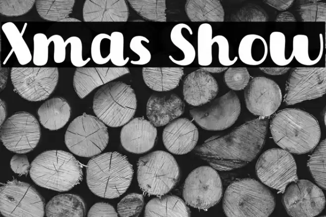 Xmas Show Font examples