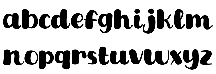 Xmas Show Font Litere mici