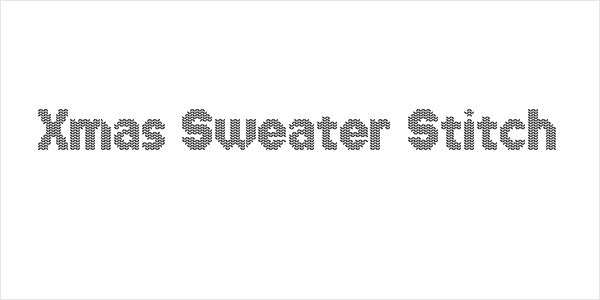 Xmas Sweater Stitch Logo