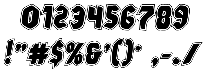 Xmas Xpress Academy Italic Font OTHER CHARS