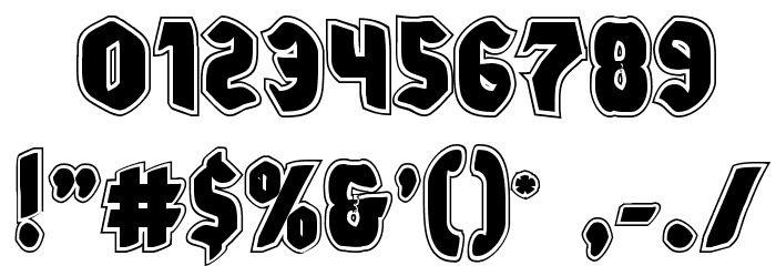 Xmas Xpress Academy Font OTHER CHARS