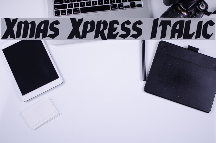 Xmas Xpress Italic Example 3