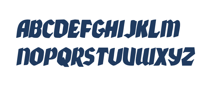 Xmas Xpress Italic Lowercase