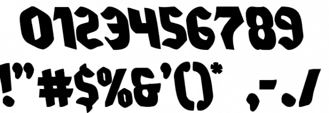 Xmas Xpress Leftalic Font OTHER CHARS