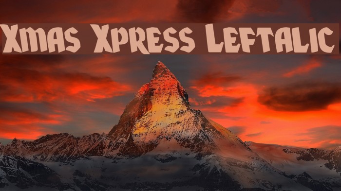 Xmas Xpress Leftalic Example 1