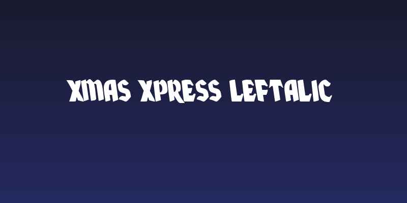 Xmas Xpress Leftalic Social Header