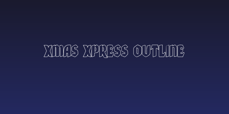 Xmas Xpress Outline Social Header