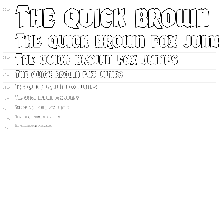 Xmas Xpress Outline Waterfall