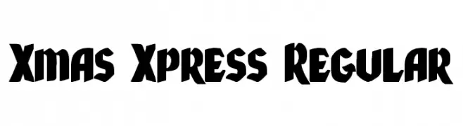 Xmas Xpress Regular  font caratteri gratis