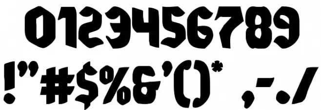 Xmas Xpress Regular Font OTHER CHARS