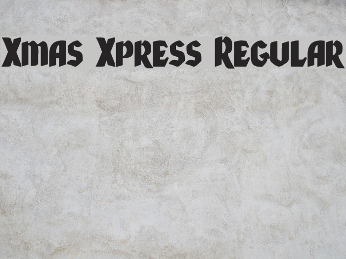 Xmas Xpress Regular Example 2