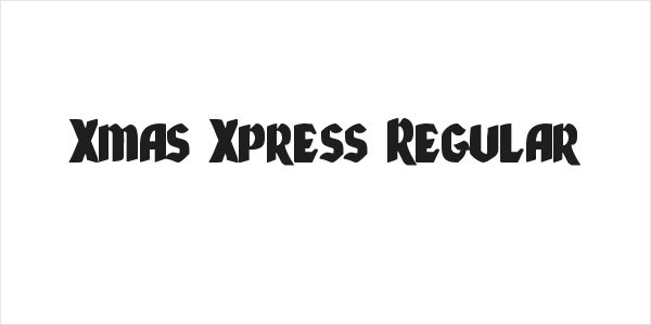 Xmas Xpress Regular Logo