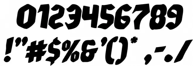 Xmas Xpress Rotalic Font OTHER CHARS