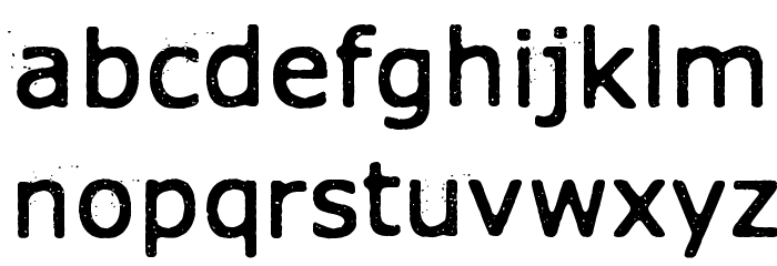 Xmas Year Zero Font LOWERCASE