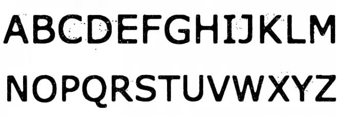 Xmas Year Zero Font Litere mari