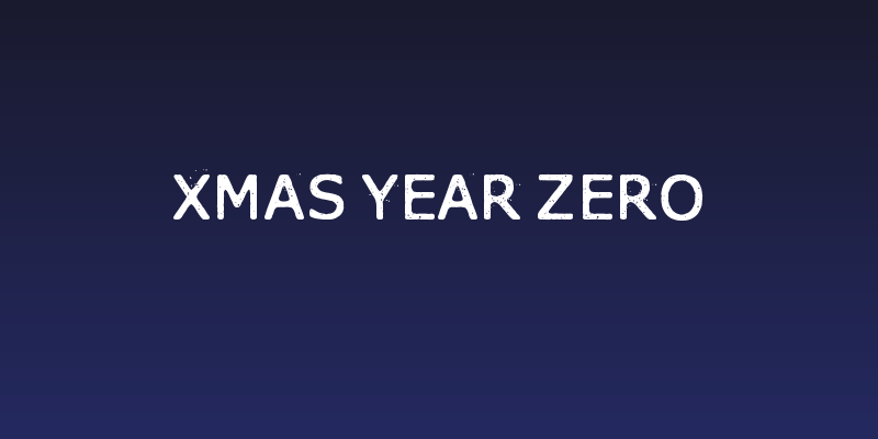 Xmas Year Zero Social Header