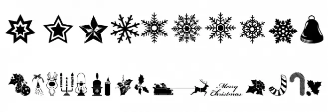 Xmas tfb Christmas Font OTHER CHARS