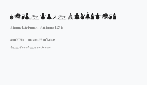 Xmas tfb Christmas Business Card