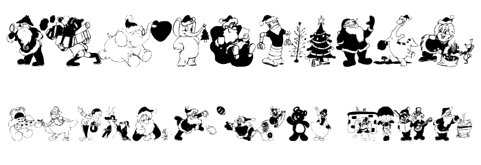 XmasBatzz Font OTHER CHARS