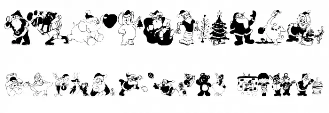 XmasBatzz Font OTHER CHARS