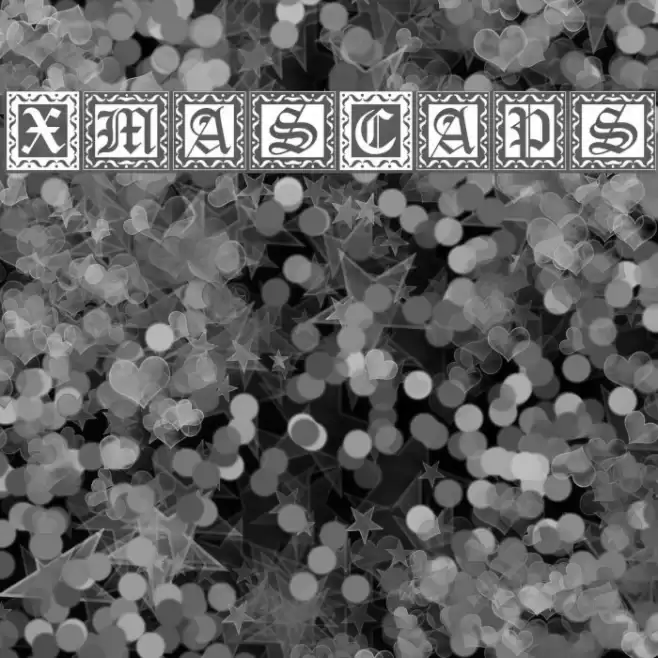 XmasCaps Font examples