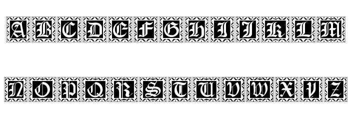 XmasCaps Font LOWERCASE
