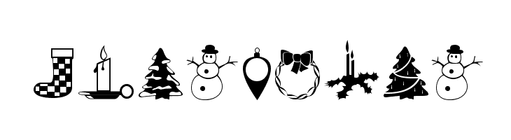 XmasDings  Free Fonts Download