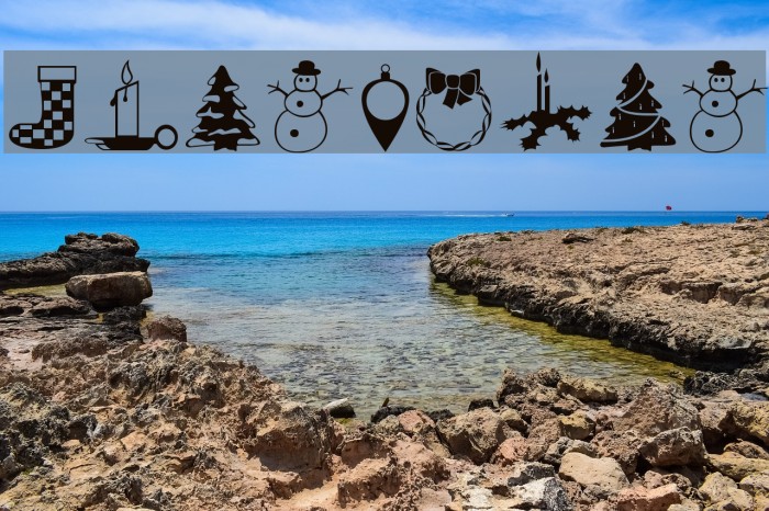 XmasDings Font examples