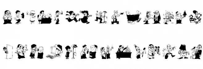 XmasGsuffa Font LOWERCASE