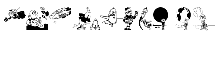 XmasOnMoon Font OTHER CHARS