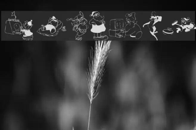 XmasOne Font examples