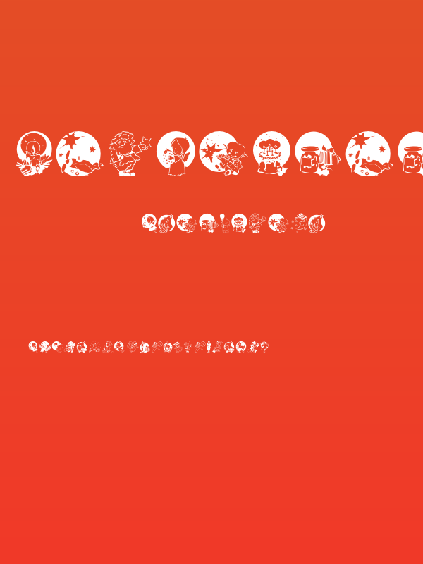 XmasPromotionsSymbols Poster