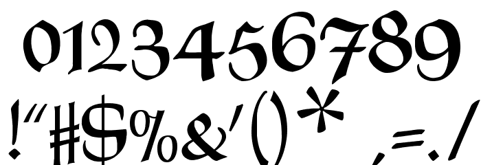 XmasTerpiece Font OTHER CHARS