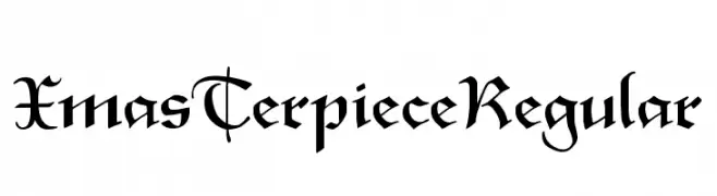 XmasTerpieceRegular  Descarca Fonturi Gratis
