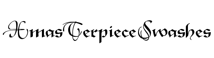 XmasTerpieceSwashes  font caratteri gratis