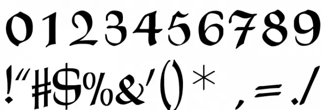 XmasTerpieceSwashes Font OTHER CHARS