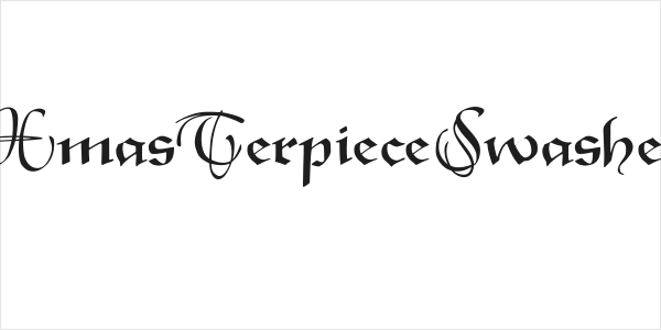 XmasTerpieceSwashes Logo