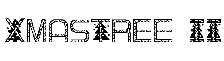 XmasTree II  フリーフォントのダウンロード