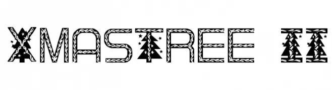 XmasTree II  フリーフォントのダウンロード