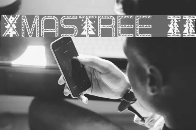 XmasTree II Font examples