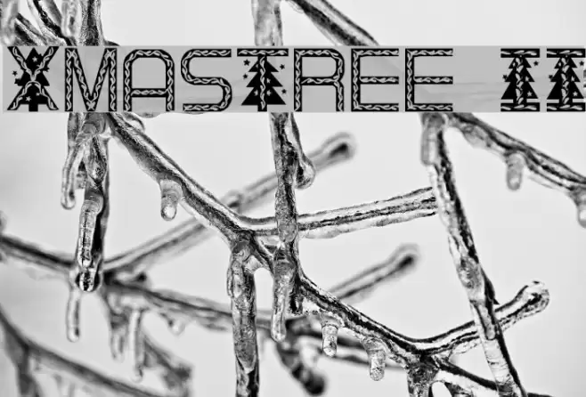 XmasTree II Font examples