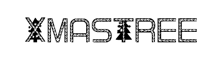 XmasTree  Frei Schriftart Herunterladen