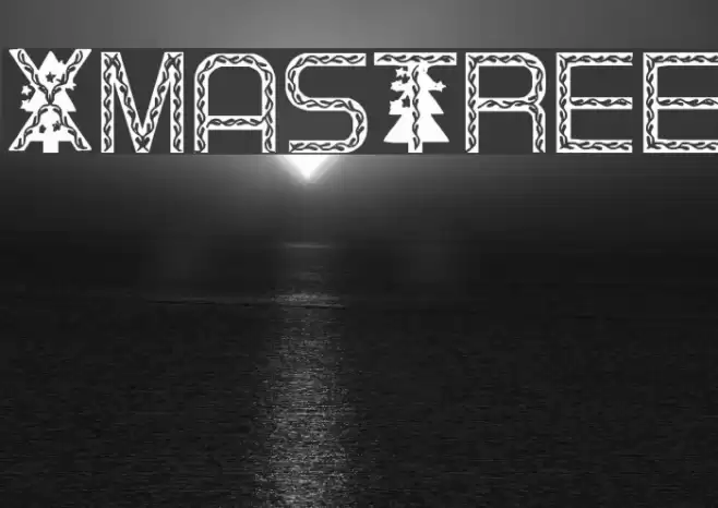 XmasTree Font examples