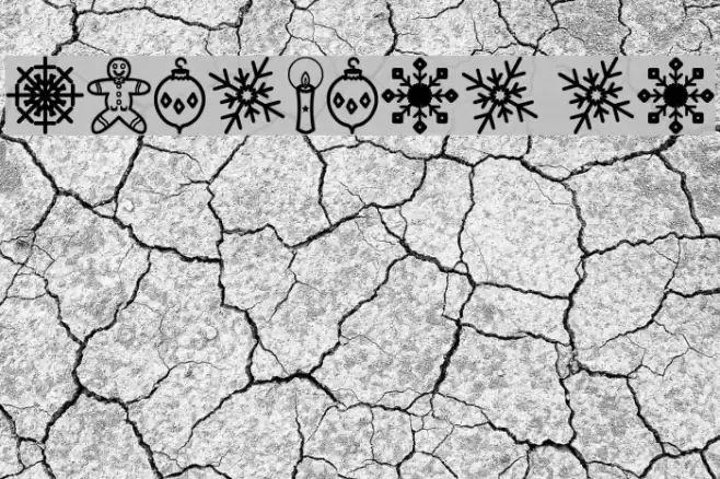 Xmasbats St Font examples