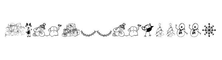 xmas cartoon Font