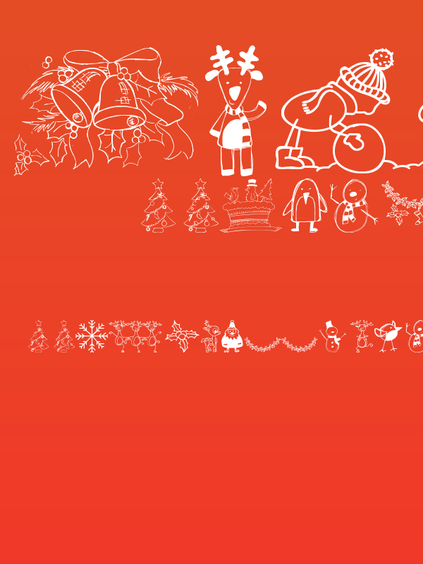 xmas cartoon Poster