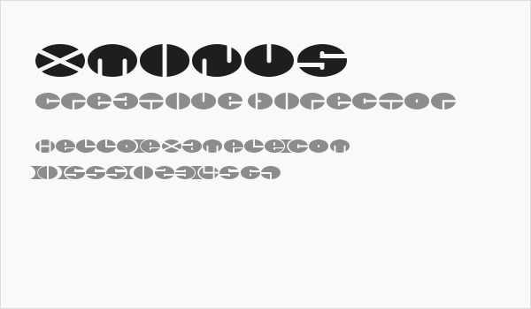 xminus Business Card