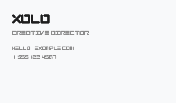XOLO Business Card